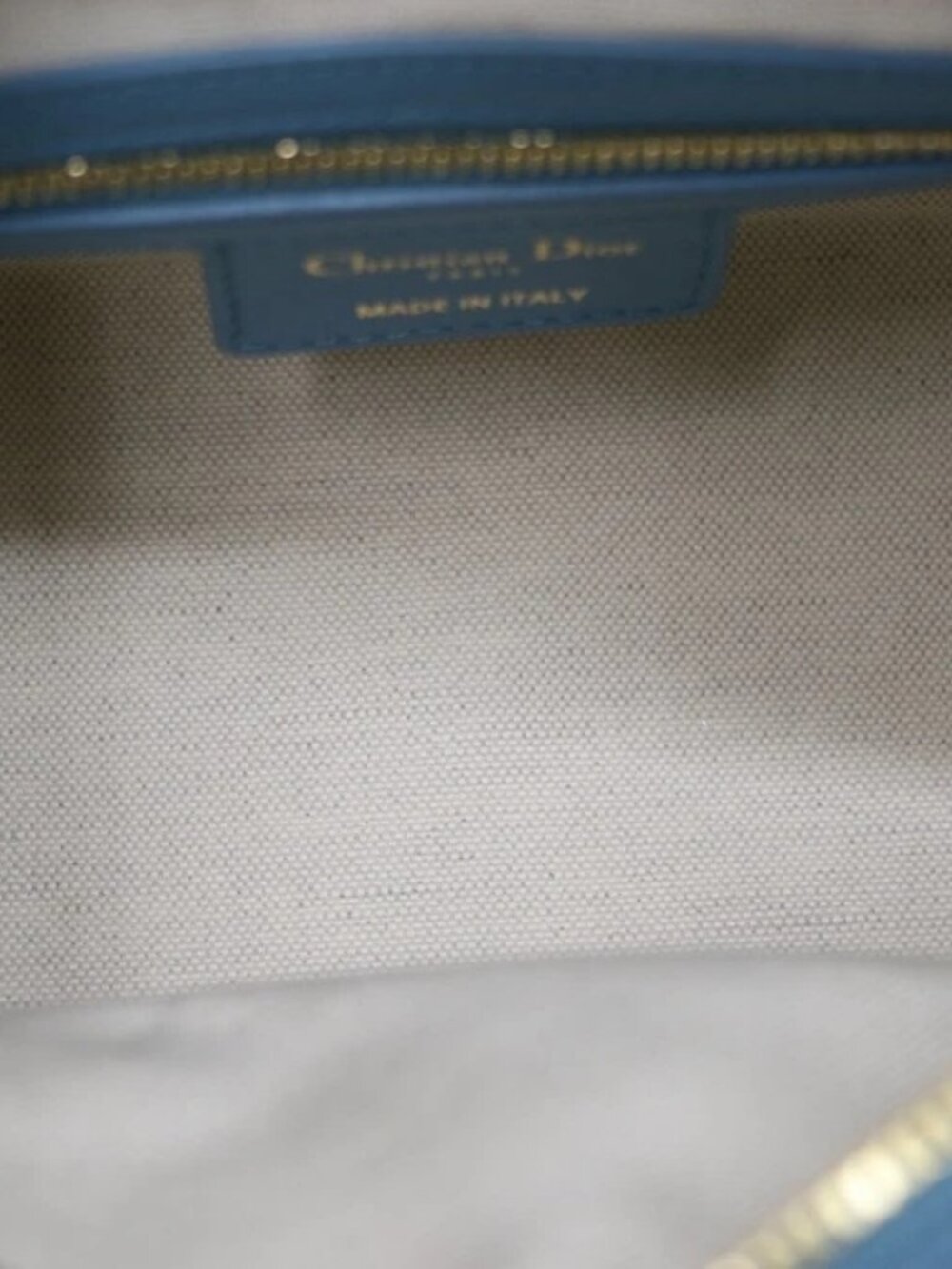 Christian Dior Calfskin Small Dior Vibe Bowling Bag - Turquoise - Picture 13 of 14